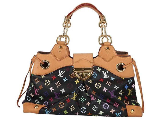 LOUIS VUITTON Monogram Multicolor Ursula Tote Bag Schwarz M40124 LV Auth 138074V - Ansicht 13