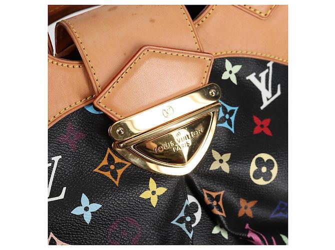 LOUIS VUITTON Monogram Multicolor Ursula Tote Bag Schwarz M40124 LV Auth 138074V - Ansicht 21