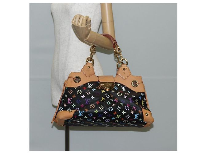 LOUIS VUITTON Monogram Multicolor Ursula Tote Bag Schwarz M40124 LV Auth 138074V - Ansicht 27