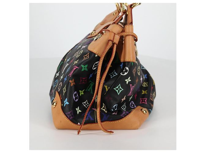 LOUIS VUITTON Monogram Multicolor Ursula Tote Bag Schwarz M40124 LV Auth 138074V - Ansicht 4