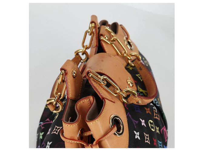 LOUIS VUITTON Monogram Multicolor Ursula Tote Bag Schwarz M40124 LV Auth 138074V - Ansicht 6