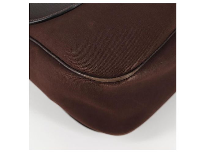 Hermès HERMES Colorado GM Borsa a Spalla Pelle Marrone Argento Auth 135288M - vista 14