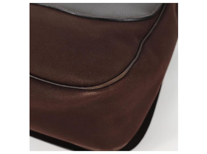 Hermès HERMES Colorado GM Borsa a Spalla Pelle Marrone Argento Auth 135288M - vista 15