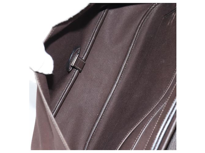 Hermès HERMES Colorado GM Borsa a Spalla Pelle Marrone Argento Auth 135288M - vista 23