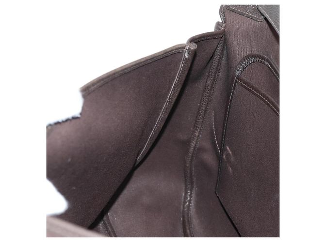 Hermès HERMES Colorado GM Borsa a Spalla Pelle Marrone Argento Auth 135288M - vista 24