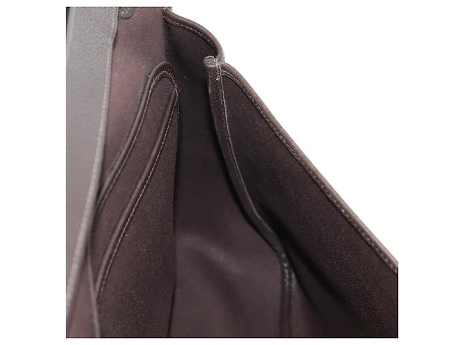 Hermès HERMES Colorado GM Borsa a Spalla Pelle Marrone Argento Auth 135288M - vista 26