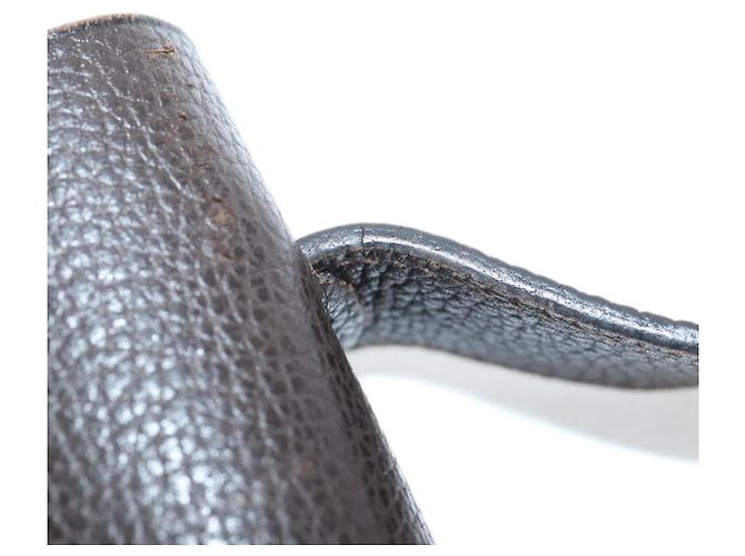 Hermès HERMES Colorado GM Borsa a Spalla Pelle Marrone Argento Auth 135288M - vista 29