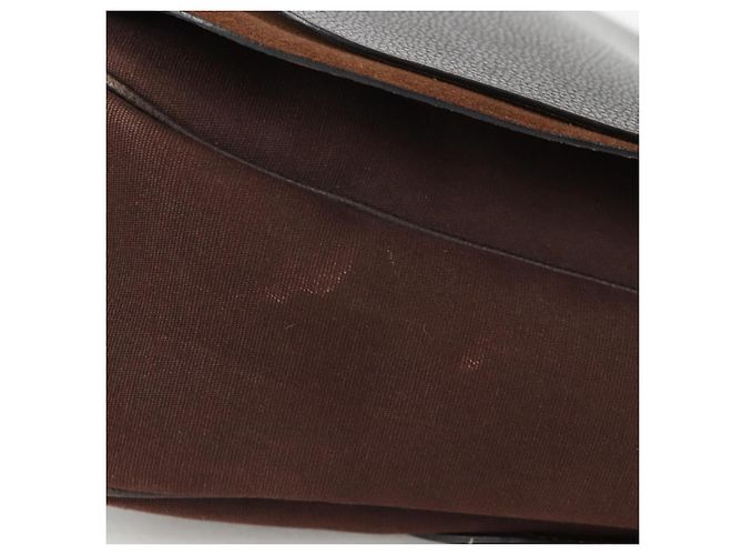 Hermès HERMES Colorado GM Borsa a Spalla Pelle Marrone Argento Auth 135288M - vista 6