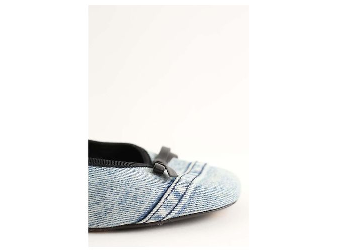 3.1 Phillip Lim Blaue Ballerinas - Ansicht 4