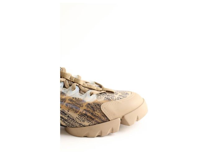 Dior Braune Leder-Sneaker - Ansicht 4