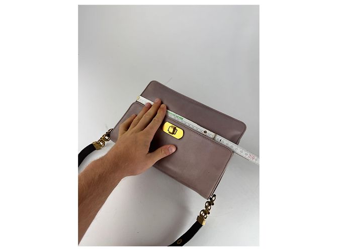 Vintage Marni Leder Tasche lila - Ansicht 11