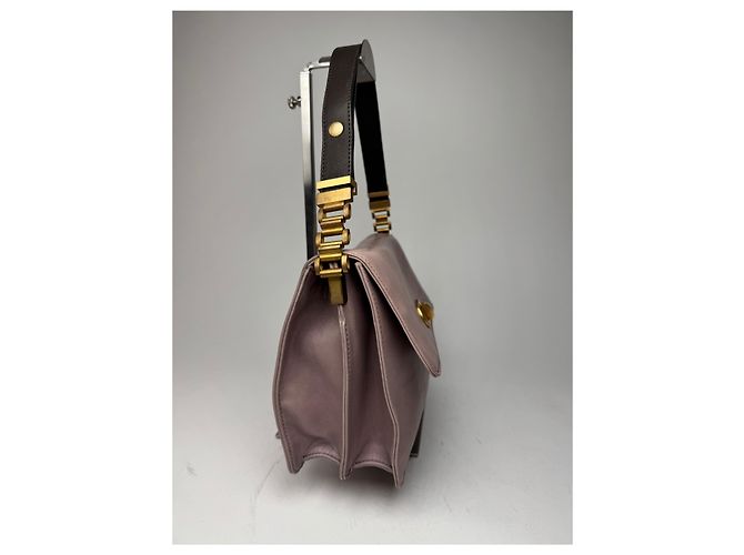 Vintage Marni Leder Tasche lila - Ansicht 7