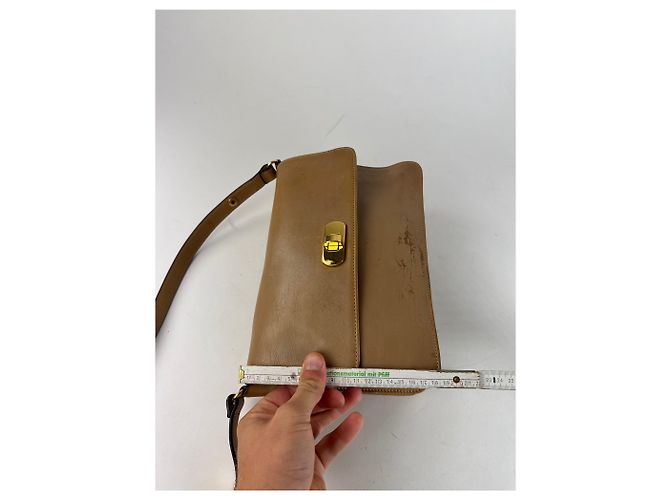 Vintage Marni 2Way Leder Tasche Camel Kamel - Ansicht 12