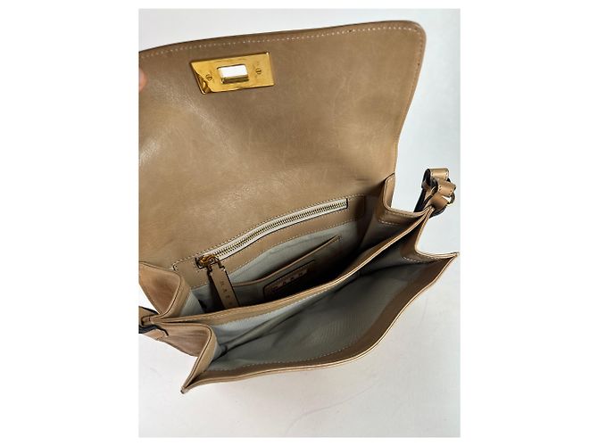 Vintage Marni 2Way Leder Tasche Camel Kamel - Ansicht 3