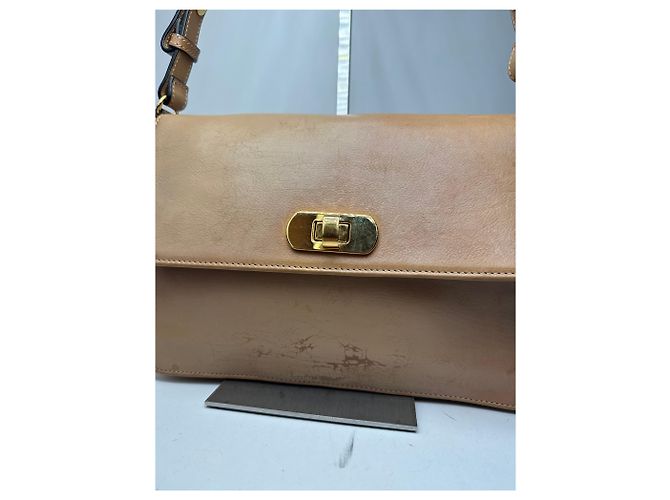 Vintage Marni 2Way Leder Tasche Camel Kamel - Ansicht 6