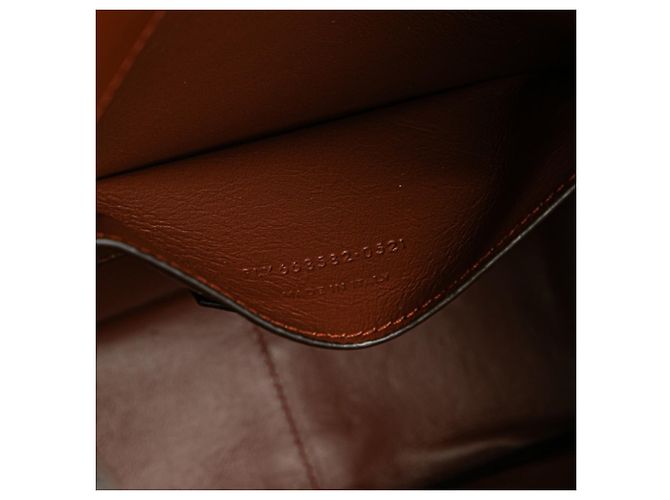 Borsa a Spalla Monogramma YSL Saint Laurent Marrone - vista 9