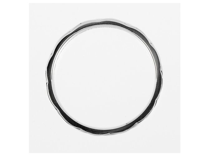 Chanel Matelasse Ring Platinum Silvery - view 5