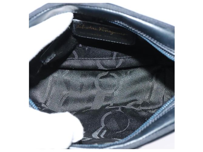 Borsa a Spalla Vala in Pelle Salvatore Ferragamo Blu navy - vista 5