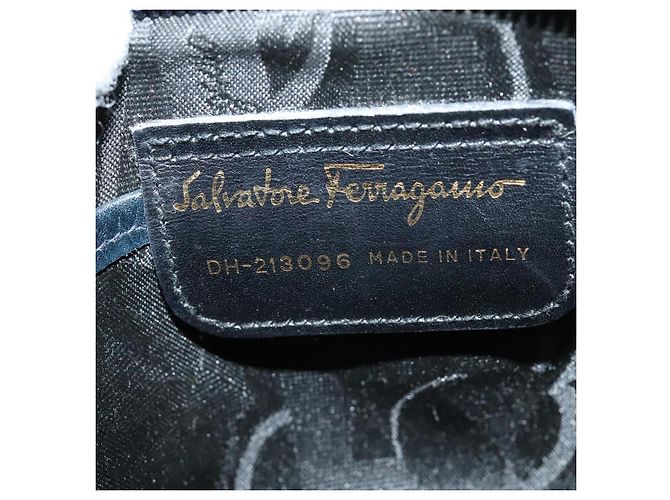 Borsa a Spalla Vala in Pelle Salvatore Ferragamo Blu navy - vista 6