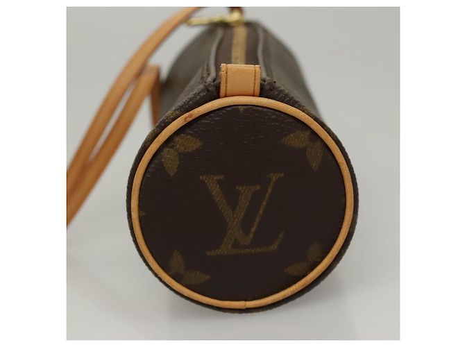 Pochette Papillon Monogram in Tela Mini Louis Vuitton Marrone - vista 3