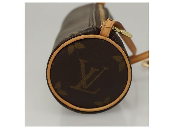 Pochette Papillon Monogram in Tela Mini Louis Vuitton Marrone - vista 4