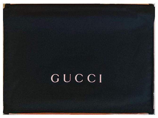 Pochette Gucci Ghost in pelle nera Nero - vista 3