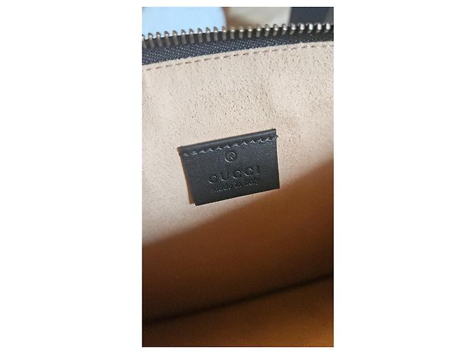 Pochette Gucci Ghost in pelle nera Nero - vista 7