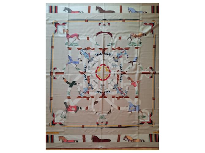 Sciarpa Hermès 140 in Cashmere e Seta - Nuova, nella sua scatola. Multicolore - vista 2