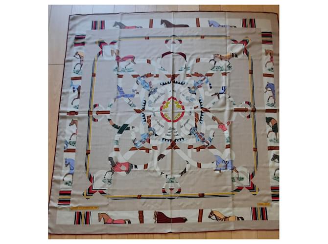 Sciarpa Hermès 140 in Cashmere e Seta - Nuova, nella sua scatola. Multicolore - vista 4
