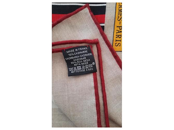 Sciarpa Hermès 140 in Cashmere e Seta - Nuova, nella sua scatola. Multicolore - vista 7