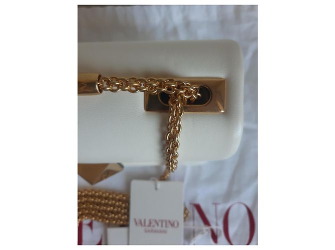 One Stud Tasche von Valentino Garavani Weiß - Ansicht 10