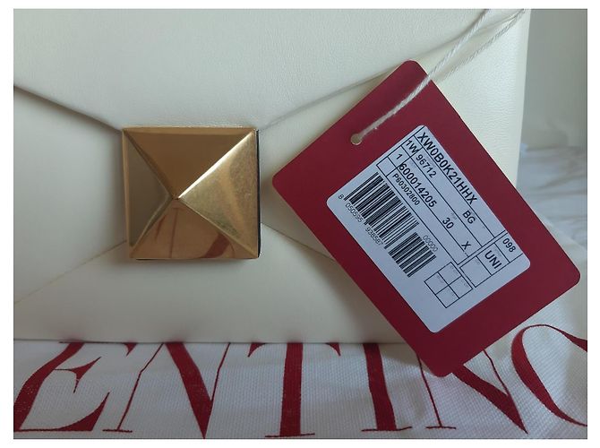 One Stud Tasche von Valentino Garavani Weiß - Ansicht 11
