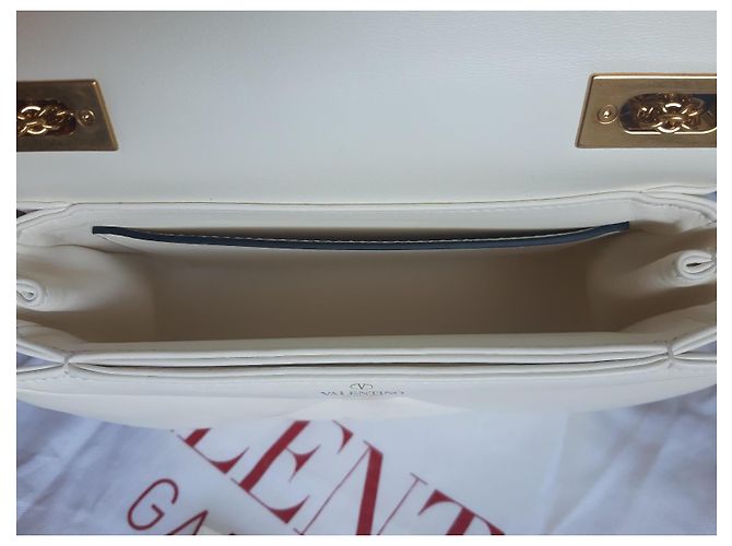 One Stud Tasche von Valentino Garavani Weiß - Ansicht 8