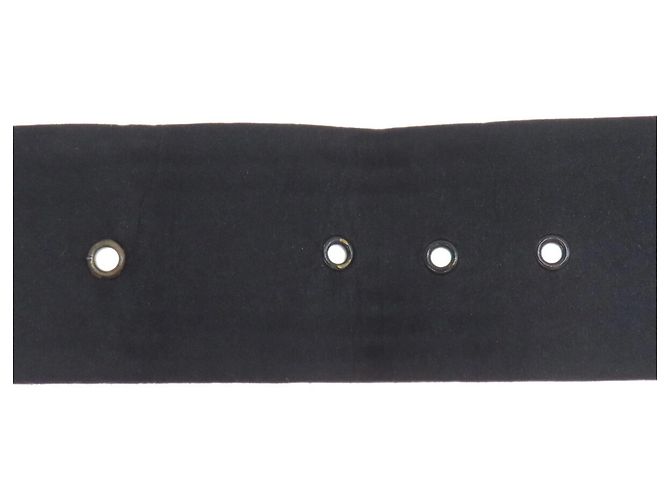 Cintura in raso CHANEL per uomini Nero D'oro - vista 7