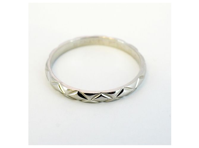 Chanel Matelasse Platinum Ring - view 3