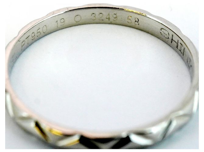 Chanel Matelasse Platinum Ring - view 5