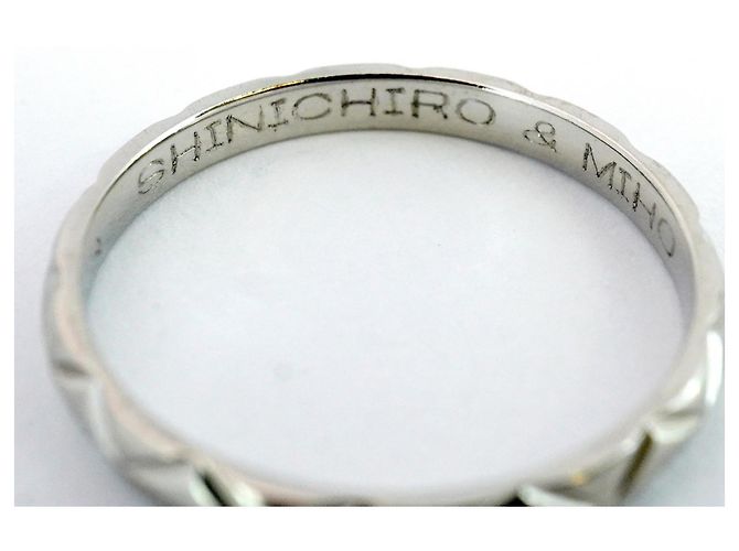 Chanel Matelasse Platinum Ring - view 6