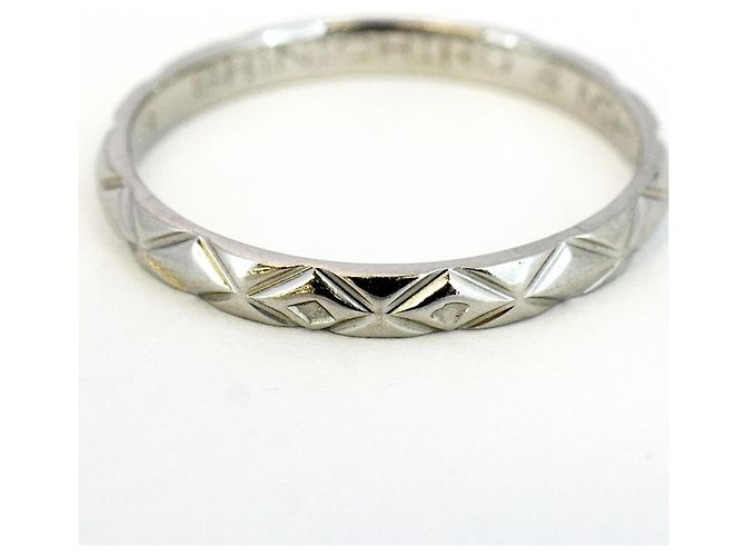 Chanel Matelasse Platinum Ring - view 7