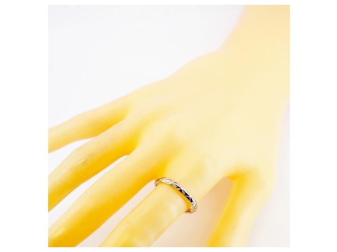 Chanel Matelasse Platinum Ring - view 9