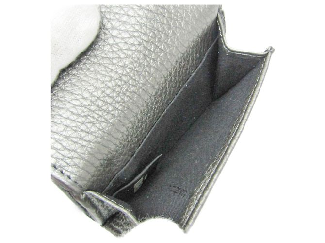 Fendi FF 7M0280 Leder Geldbörse Metallisch - Ansicht 10