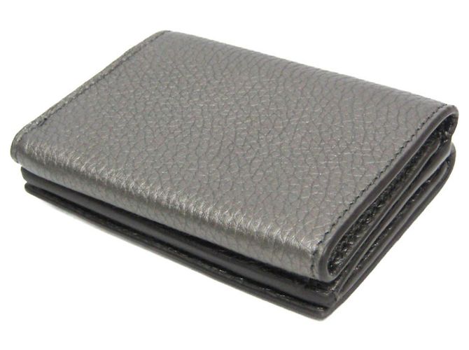 Fendi FF 7M0280 Leder Geldbörse Metallisch - Ansicht 3