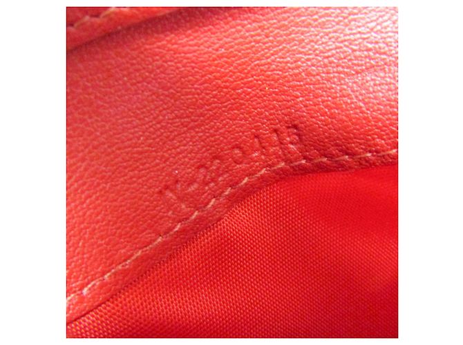 Carteira de couro feminina Gancini da Salvatore Ferragamo Vermelho - vista 13