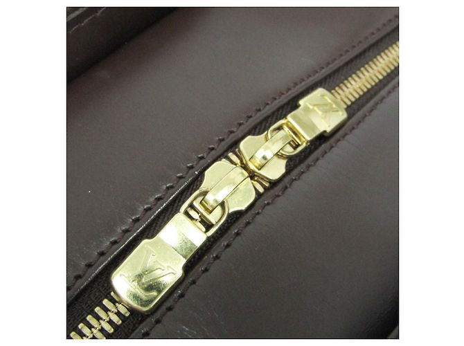 Borsa a mano Damier Sarria Louis Vuitton Marrone Damier ebene - vista 9