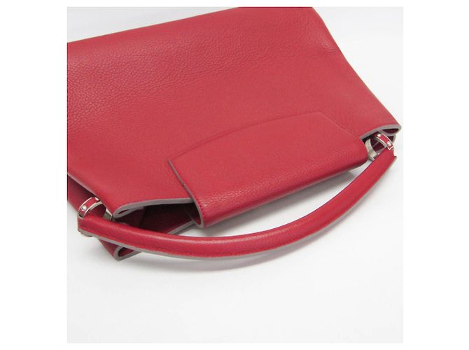 Borsa Louis Vuitton Parnassea Capucines GM Rosso - vista 13