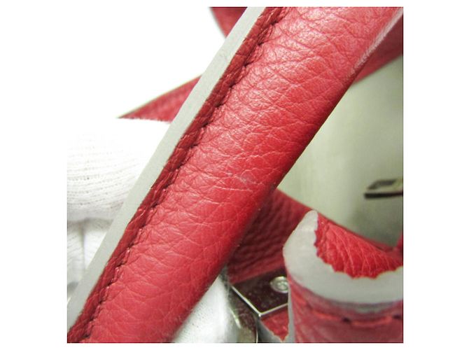 Borsa Louis Vuitton Parnassea Capucines GM Rosso - vista 14