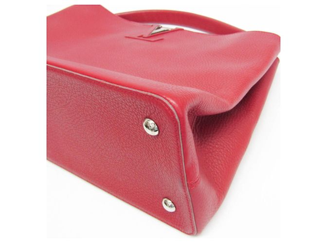 Borsa Louis Vuitton Parnassea Capucines GM Rosso - vista 4