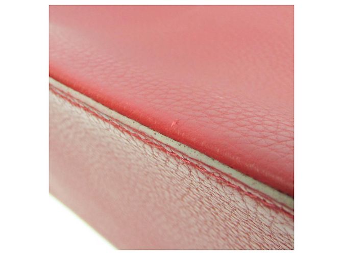 Borsa Louis Vuitton Parnassea Capucines GM Rosso - vista 5