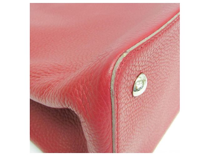 Borsa Louis Vuitton Parnassea Capucines GM Rosso - vista 6