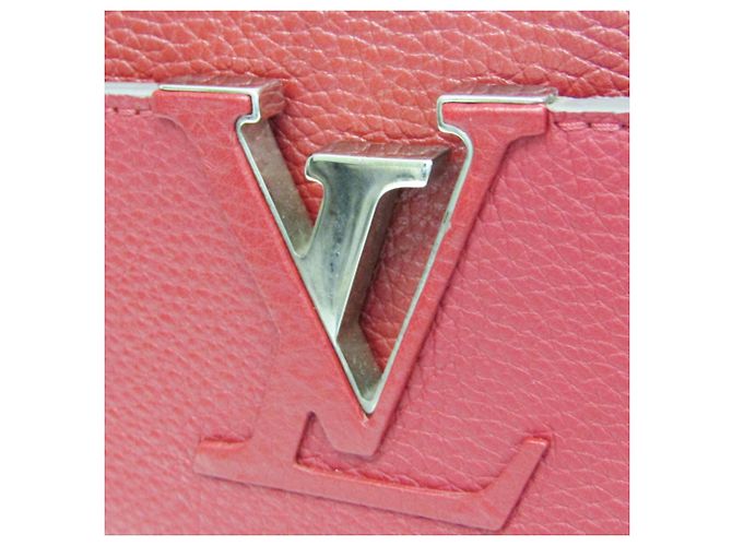 Borsa Louis Vuitton Parnassea Capucines GM Rosso - vista 9