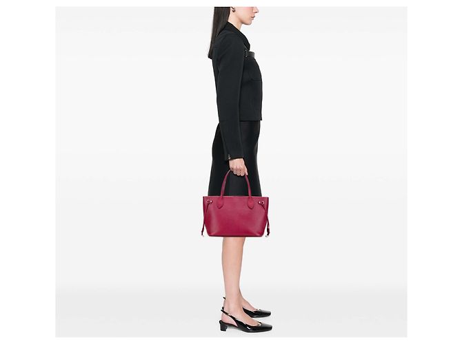 Louis Vuitton Neverfull PM in Epi rosa - vista 10